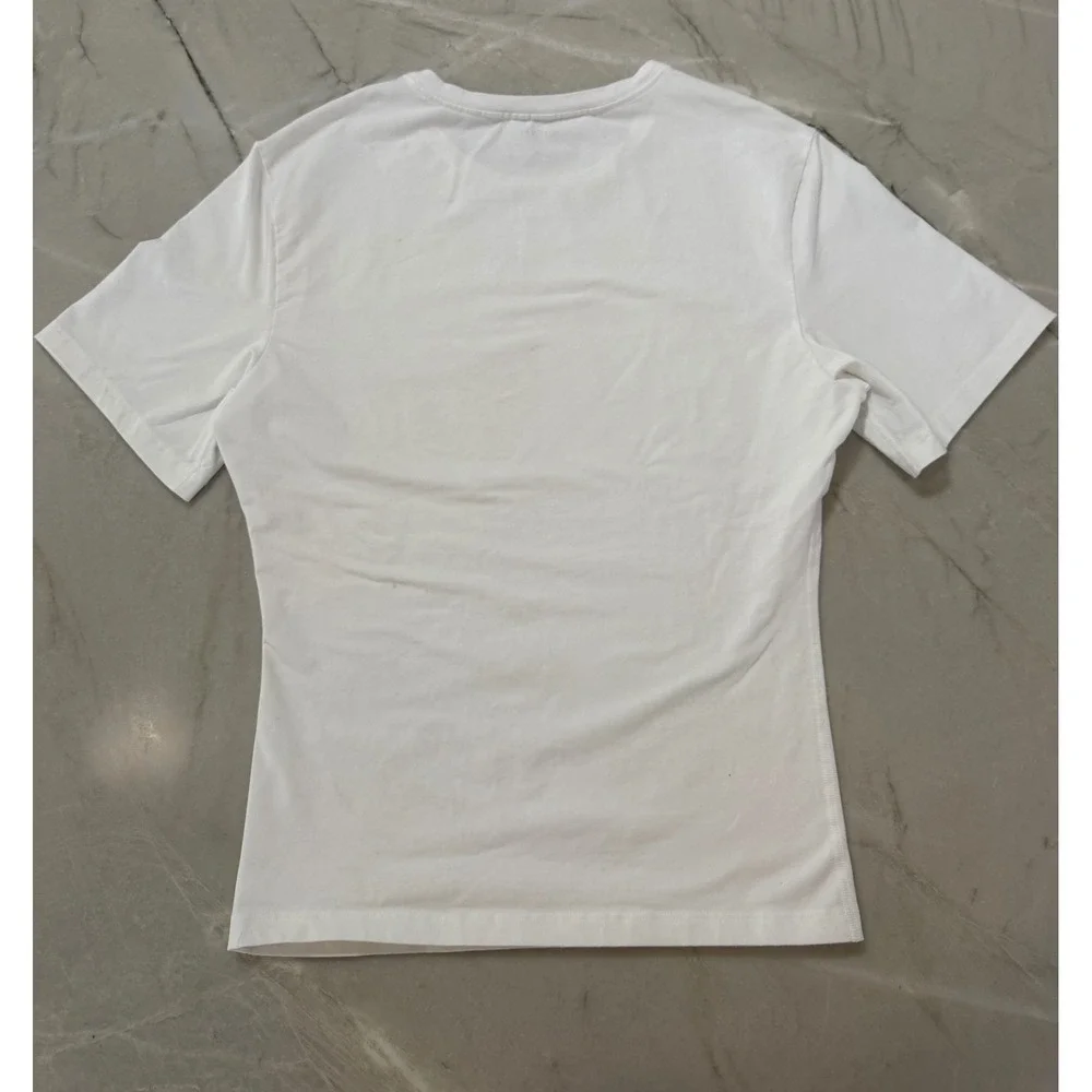 Spanx Men Cotton Compression Short Sleeve Crew Neck Undershirt White - 2XL